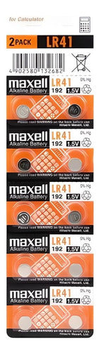 Maxell LR41 Alkaline Batteries x 50 Units 2