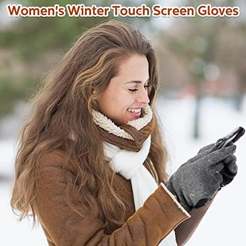 JaGely 6 Pairs of Winter Gloves for Women, Touch Screen Gloves 5