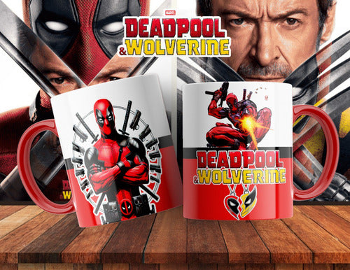 Sublismall Tazas Deadpool Wolverine | Por Mayor X 20 Polimero Plastico 4