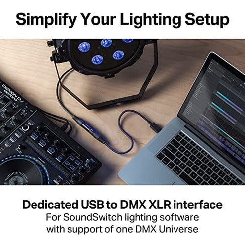 SoundSwitch Micro Ultracompacto USB a Interfaz DMX con 3 Meses de Acceso Gratuito 1