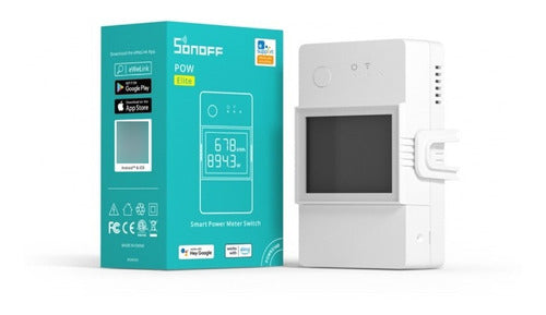 Sonoff Pow Elite Smart Wifi Switch 20 A with Power Monitoring LCD 0