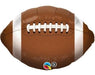 Qualatex Metallic Rugby Ball Balloon 45 Cm X 3 Units 0