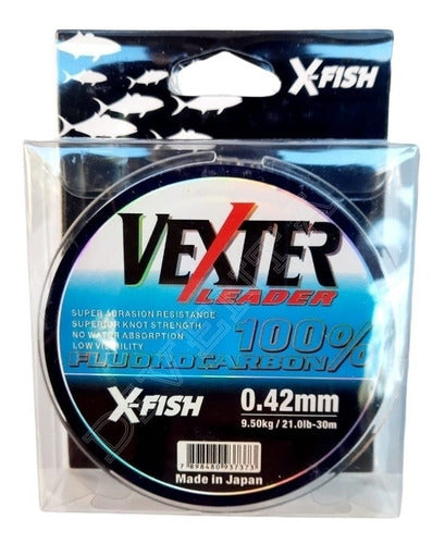 X-Fish Fluorocarbon Line 0.42mm – Ideal for Leader Lines 0