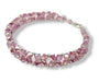 Swarovski Rose AB 2x Silver 925 Bracelet 0