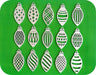 Christmas Decoration Silver Color Pack of 15 Units 1