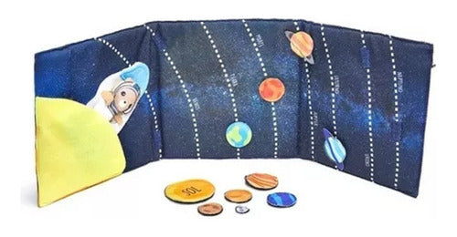 KW Interactive Fabric Book Educational Children's Solar System 1