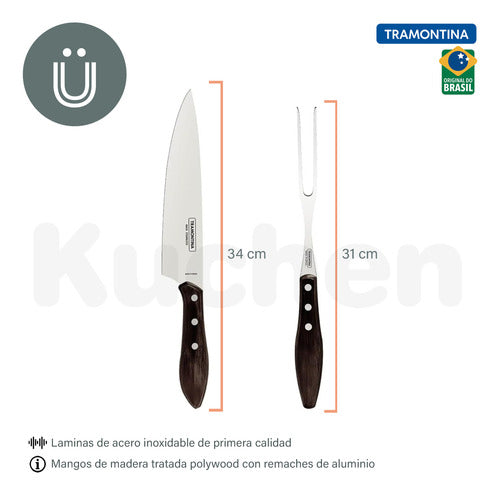 Tramontina Polywood BBQ Set 1