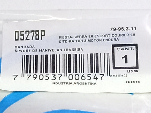 Retén Cigueñal Bancada Ford Escort Courrier 1.8cc 8v Endura 6