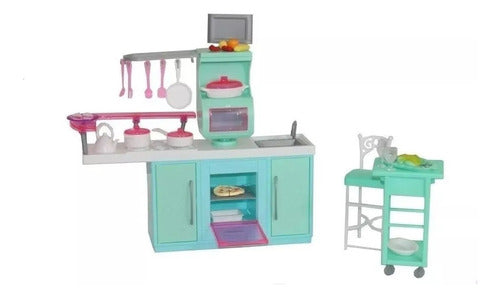 Muebles Para Muñeca Gloria La Kitchenette Cocina Tts 1