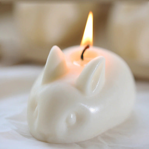 Silicone Mold: Bunny Fondant Soaps Candles Chocolate 4