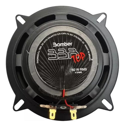 Bomber Par Parlantes 5 Pulgadas Bbr 5 120 Watts Rms 3 Vías 4