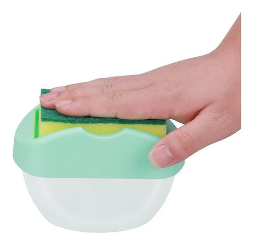 Take it Dispenser Detergent with Integrated Sponge Caddy Kitchen 0