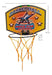 2 Aros De Basquet Tablero Madera Pared Con Pelota Basket 2