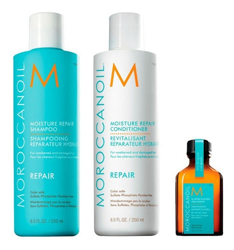 Repairing and Hydrating Shampoo Conditioner + Argan Oil Moroccanoil 0