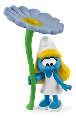 Figura De Smurfette Con Flor Para Niños A Partir De 0