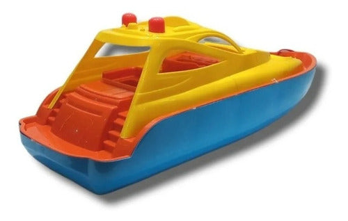 Yuyu Barco Lancha Bote Para Agua Bañera Pileta Grande Playa 40 Cm 1