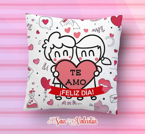 Plantillas Para Sublimar Almohadones San Valentin Enamorados 1