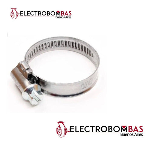 Electrobombas BA Hose Clamp with Zip Tie - 40/60 - 2 Inches x 50 Pack 1