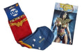 Combo X2 Wonder Woman 3/4 Socks + Metal Keychain Gift Set 0