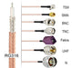 Superbat Rg-316 Cable Coaxial Cable Coaxial Rf Fino De 33 Y 2