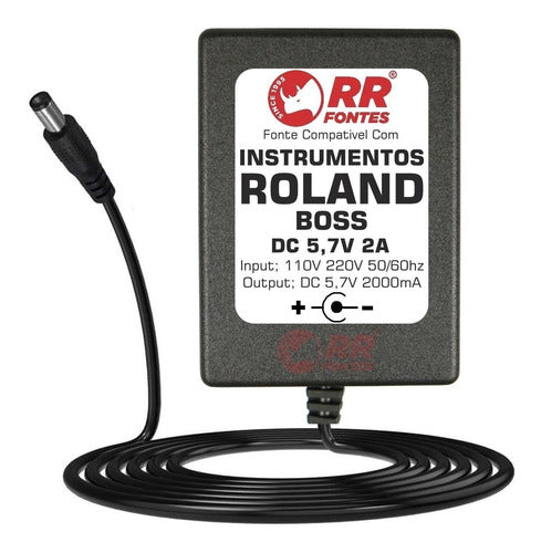 Fonte Compatível Roland Go Keys 5,7v 2a 2