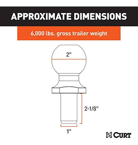 Curt 40004 Bola De Remolque 1