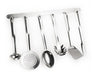 Juego Set Utensillos 6 Pzs Acero Inox. + Soporte Para Colgar 0