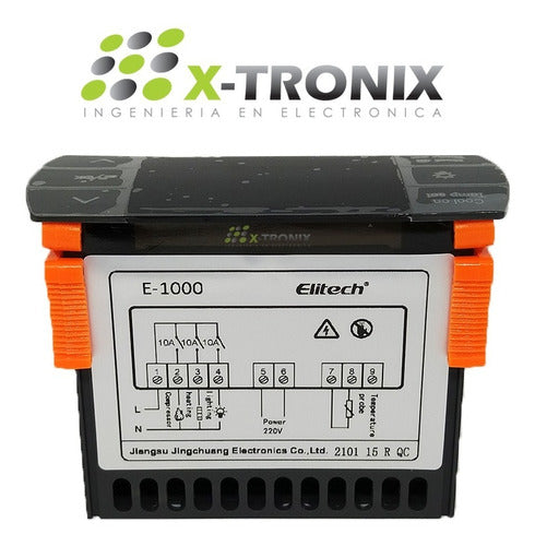 Elitech Temperature Controller E-1000 with 3 Relays and 1 Sensor 220V 5