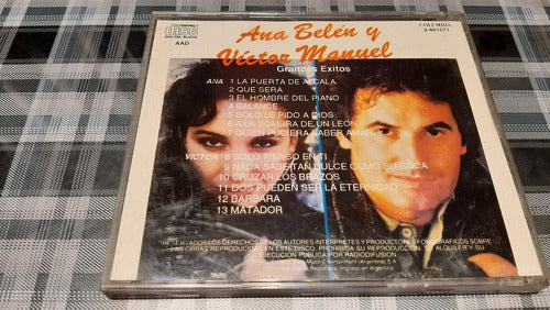 Ana Belén - Víctor Manuel - Grandes Éxitos- Cd 1992 Usa 1