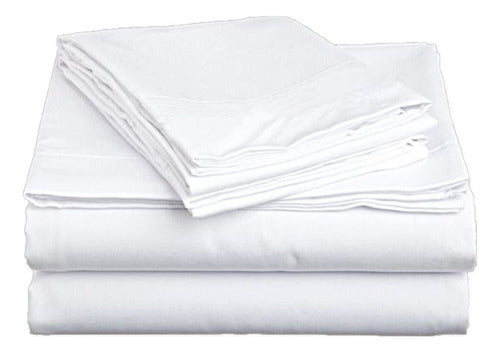 Guibor Ultra Soft 180 Thread Count White Twin Sheet Set 1