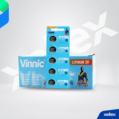 Vinnic 5 X CR1620 Button Batteries 3