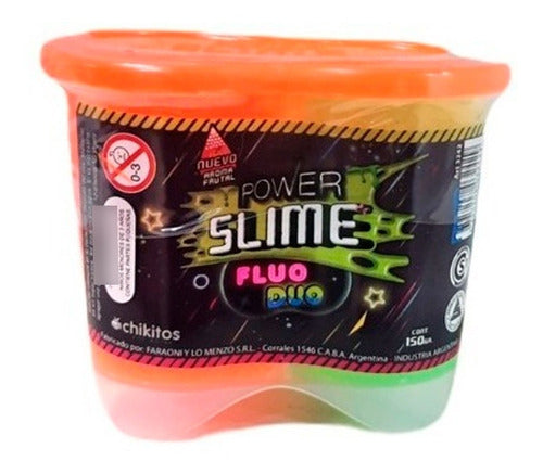 Chikitos Fluo Duo Fruit Scented Slime Kit 1