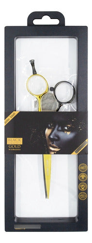 STYLE.CUT Golden Cobalt Cutting Scissors Razor Edge 5.5" 2