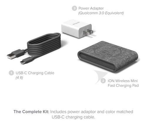 Ion Almohadilla Inalámbrica De Carga Rápida Miniatura 2