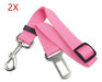 2pcs Rosa Del Cinturón De Seguridad Para Mascotas Perro Clip 3