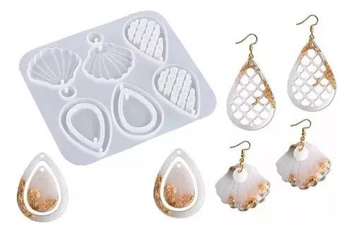 China Resin Kit + Silicone Mold for Earrings/Charms 0