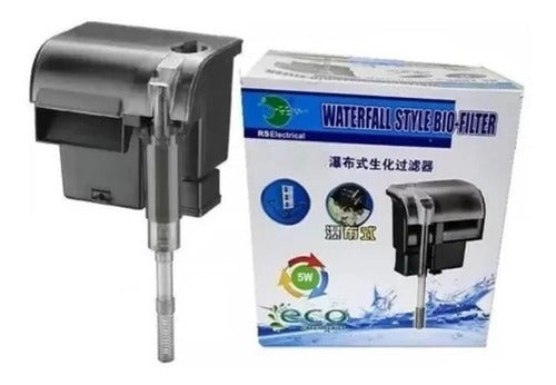 RS Electrical Bio Filtro Cascada Acuarios Con Skimmer Rs3000 1200l/h 0