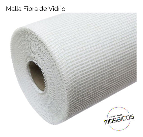 Malla Fibra De Vidrio X 50 Mts - Ideal Mosaiquismo 60gs 2