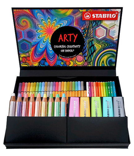 Stabilo Set Arty Creative Estuche Carton X50u 1