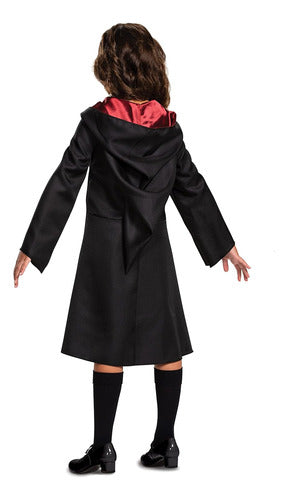 Disfraz Hermione Granger Niñas, Negro Y Rojo, Talla 10-12 Añ 1