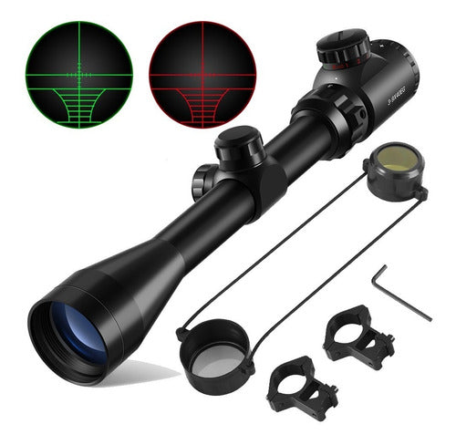 Marcool Optics 3-9x40 Illuminated Reticle Telescopic Sight with Mount 1