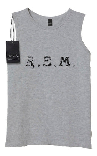 Naria Store Musculosa Niño Rem Dibujo Art Logo - Murem1 2