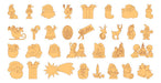 Pack of Laser Cut Vector Files - 250 Christmas Figures 2