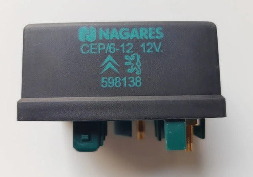 Nagares Caja Precalentadora 598138 Original Peugeot 206 1.9d 0