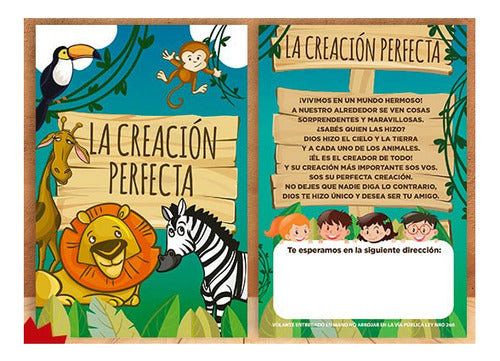 CREARTEAR Folletos / Tratados Evangelisticos La Creación Perfecta 0