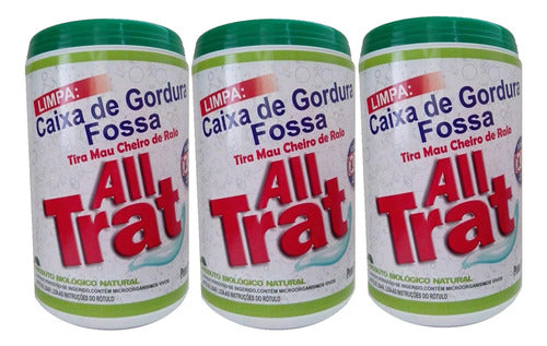 All Trat Enzimas -  1,5kg Limpa Fossa E Caixa De Gordura 0