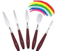 Ruby.Q 5-Piece Stainless Steel Palette Knife Set 0