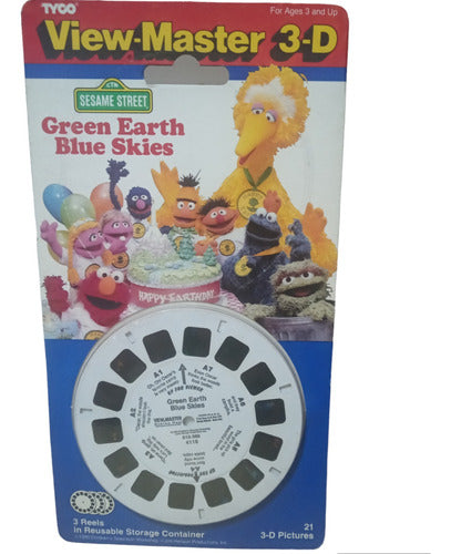 View Master Antique Sesame Street Blister 3 Reels C 0