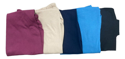 Silor Pack of 3 Short Cotton Pajama Pants for Men 1