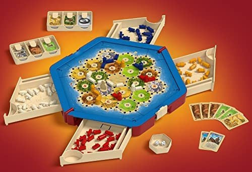 Catan Para Viajes Compacto Estrategia 2-4 Jugadores Ingles 5